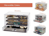 Acrylic 4 Tier Cosmetic and Jewelry Drawer Chest 52059604