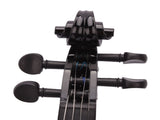 New 4/4 Acoustic Violin Case Bow Rosin Black 67620583