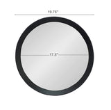 D20x1.5"Transitional Decor Style Mango Wood Wall Mirror Wall Decor with Frame of Solid Mango Wood W2078130546