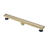 28 Inches Linear Shower Drain, Included Hair Strainer and Leveling Feet W2287P151471