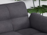 75" Flared Arm Convertible Sleeper Sofa-Dark Gray 97192761
