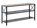 Slimline Console Sofa Stand, 41.7 inches Couch-Back Table, Triple-Layered Long Foyer Table and 61504677