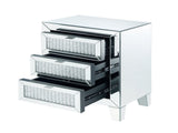 Noralie Mirrored & Faux Diamonds Accent Table B2726P448765