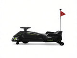 Black 12V Electric Drift Go Kart Kids Ride On Vehicle with Soft Start, Music Function & Colorful 76702289