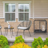 26 Inch Durable Cat Cage, Thickened Metal Wire Cat Enclosure Indoor with Double Doors, Lockable 17257751