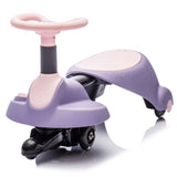 6V Kids Ride On Electric Wiggle Car,Flashing & Shock absorbing PU Wheels For Effective Floor W1578P213376