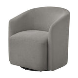 Ardena Grey Swivel Barrel Chair B050P322595