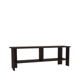 Navia 47" Wide Tv Stand with Two Shelves, for Living room, Bedroom, Entertainment Dark Walnut B070P286438