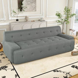 U_Style 86.2'' Modern Minimalist Style Tufted Design Upholstered Sofa, 3-Seat Modular Lounge Sofa N711P206619E
