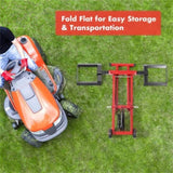 Hydraulic lawn mower jack is used for tractors and lawn mowers 59279600
