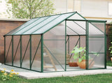 Green-6 x 8 FT Outdoor Patio Greenhouse 89381651
