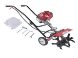 31CC 4-Stroke Gas Powered Tiller Cultivator, Handheld Rototiller for Lawn, Garden and Soil 23518472