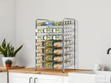 7-Tier Can Organizer Rack Dispenser for Pantry, Silver 89590635