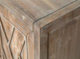 60 inches Modern Farmhouse Accent with 4 Doors and Adjustable Shelf Wood Sideboard Buffet W1445121947