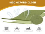 Single Folding Camping Cot for Adults, 74 x 28 x 18 in, Aluminum Frame, Oxford Fabric, Carry Bag, 36954341