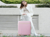 Front Opening Luggage Set 3 Piece, Hardside Carry on Suitcase with USB Port, Expandable Luggage with 21940538