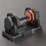 ZNTS Adjustable Dumbbell Set 25LB Pairs Dumbbell 5 in 1 Free Dumbbell Weight Adjust with Anti-Slip Metal W2277142897