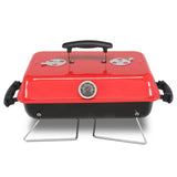 ZNTS Portable Charcoal Grill, Tabletop Outdoor Barbecue Smoker, Small BBQ Grill for Outdoor Cooking 62629445