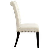Beige Tufted Side Chairs B062P145442