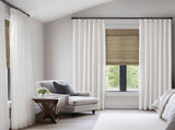 2- Piece 40x102" 300gsm poly linen curtain with 7 pinch pleat per pc B035P482982