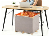 Under Desk Leg Warmer, 3-Sided Electric Foot Heater with 3 Heat Levels & Timer, Tri-Fold Portable 86471209