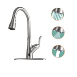 ZNTS Pull Down Touchless Single Handle Kitchen Faucet 20S05101BN