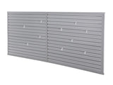 Heavy Duty PVC Slatwall Garage Organizer, 8ft x 4ft Section with 10 Panels, Industrial Strength W1422P286710