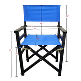 Folding Chair Wooden Director Chair Canvas Folding Chair Folding Chair 2pcs/set populus Canvas W2297P143112