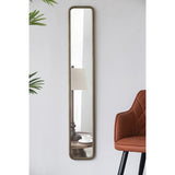 ZNTS 47" x 8" Full Length Mirror with Antique Gold Metal Frame, Long Mirror for Hallway Living Room W2078124332