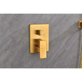 Wall Mounted Waterfall Rain Shower System W2287141497
