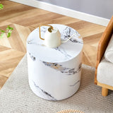 The cylindrical table with its patterned design can be easily integrated into a variety of interior W1512P362942