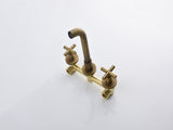 Wall Mounted Bathroom Sink Faucet with Pop-Up Drain 01342767