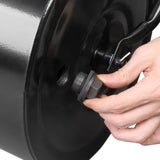 19.5in Lawn Roller Iron Cylindrical Black 90849559
