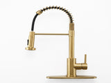 Kitchen Faucet with Pull Down Sprayer Industrial 1 Handle 1 Hole Or 3 Hole Faucet for Farmhouse 80026152