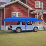 ZNTS 10'x20' Pop Up Canopy Tent with 6 Sidewalls, Ez Pop Up Outdoor Canopy for Parties, Waterproof W2505P151707