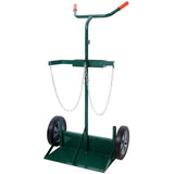 440lbs capacity Cylinder Cart,WELDING CYLINDER HAND TRUCK,Large Dual Oxygen Tank Cart Dolly With W465P175687