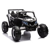 ZNTS 12V Ride On Car with Remote Control,UTV ride on for kid,3-Point Safety Harness, Music Player W1396126988