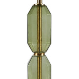 Faceted Green Glass Table Lamp B035P264525