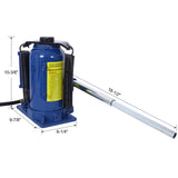 Air Hydraulic Bottle Jack, 20 Ton/44029 LBS All Welded Bottle Jack, 10.2-19.7 inch Lifting Range, W465P146636