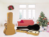 41" Folk Guitar Hardshell Carrying Case Fits Most Acoustic Guitars Microgroove 14346678