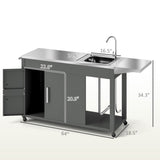 Outdoor Grill Table 43154014