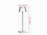 2-Pack Cordless Table Lamp, 5200mAh Rechargeable Desk Lamp with Stepless Dimming & 3 Adjustable 10907993