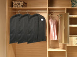 5 Pack Garment Storage Bags, 39" x 24" Non-Woven Fabric Suit Bags with Transparent Window & Front 97135920