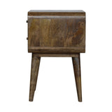 Curved Classic Grey Washed Bedside B182P166523