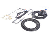 Hydraulic Outboard Steering System Kit 150HP Marine Outboard Steering 2x24ft Hose for Single-Engine 20373226