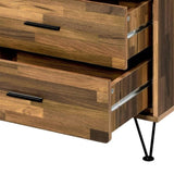 Walnut 6-Drawer Dresser B062P209034