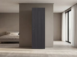 Home Linen Freestanding Tall Cabinet with Single Door and 4 Horizontal Storage Shelves, Cabinet for B070P487566