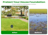 4Inch Green Angled Yard Drainage Pipe With Sloped Grate Yard Drain Emitter For Sump Pump Discharge 37903580