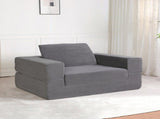 Compression Human Dog Sofa Bed for Adult & Pets,Modern Floor Couch With Pillow for Living Room 25363961