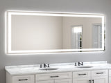72x36" Frameless Eco-Friendly Silver Mirror Dual LED Light Strips Front and Back LightingUnable to 66704802